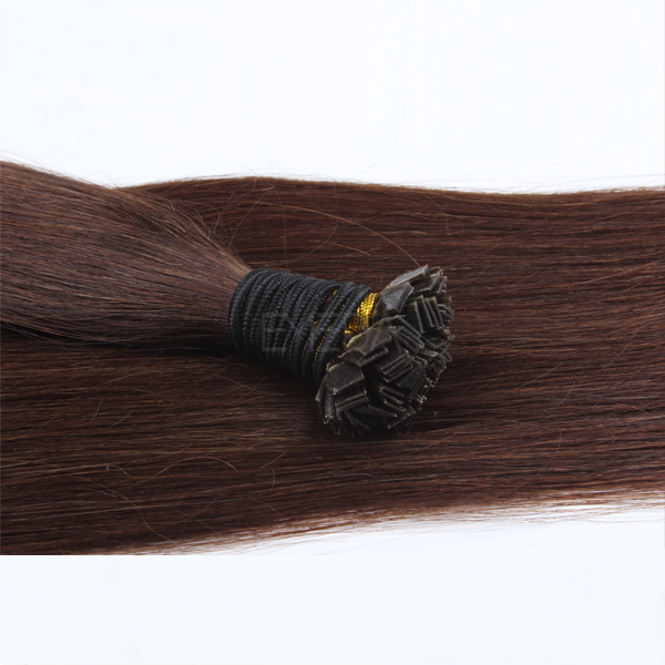 14 inch glue pre bonded remy hair extensions CX089